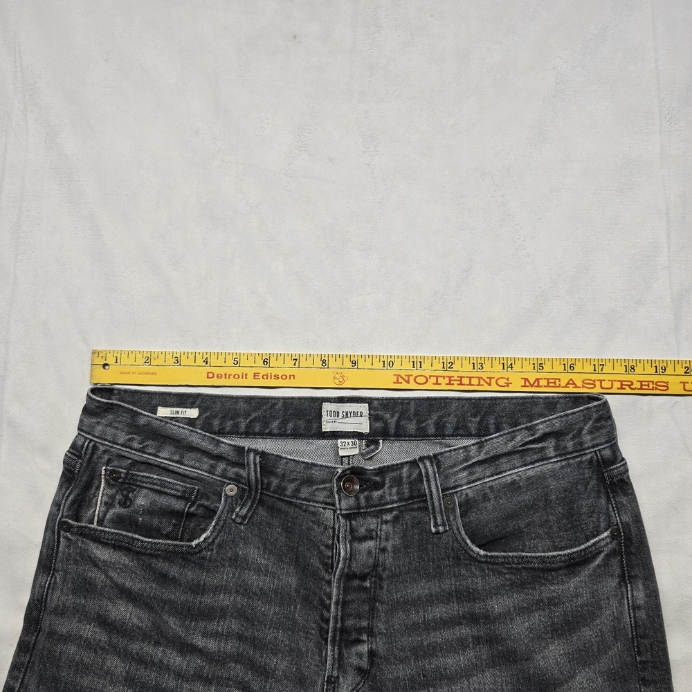 Todd Snyder Selvedge Denim Jeans Men Size 32x30 Grey - Picture 5 of 14